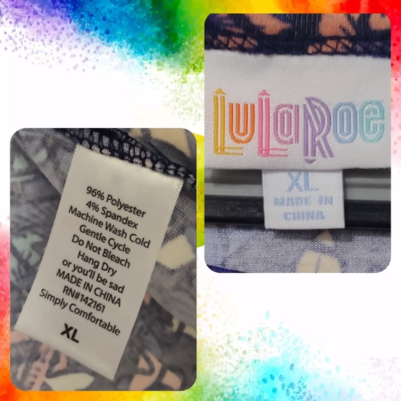 💙LuLaRoe Irma High-Low Long Tunic Top - Picture 6 of 8